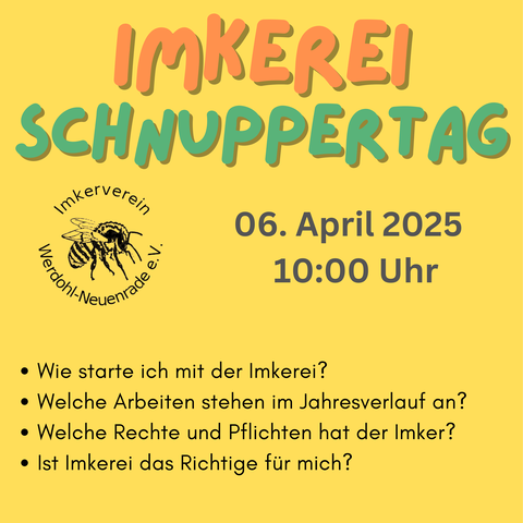 Flyer Schnuppertag 2025