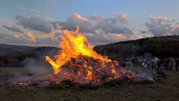 Osterfeuer in Neuenrade